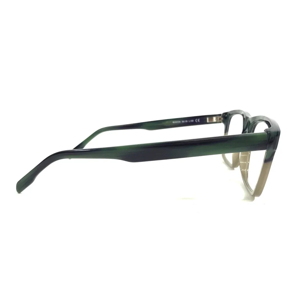 Maui Jim Eyeglasses Frames MJO2124-95 Blue Green Beige Horn Rectangle 56-19-150